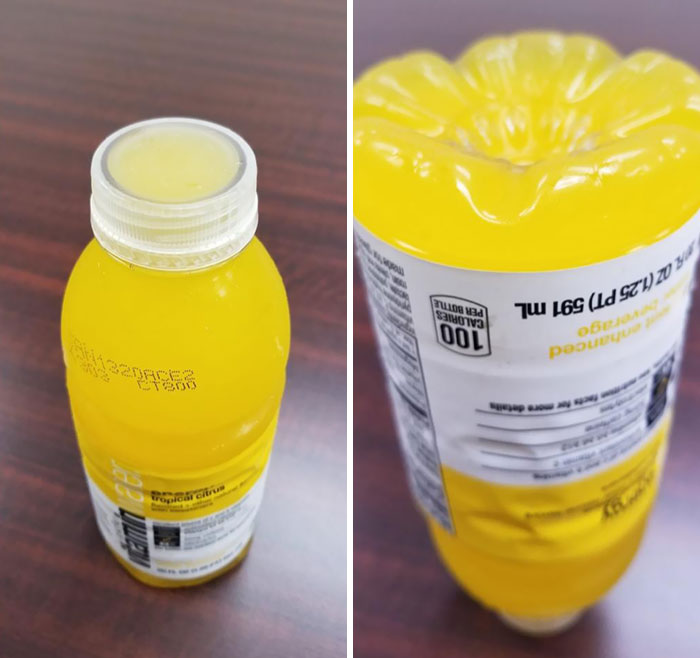 Got A Vitamin Water With Zero Air In It. Just Pure Beverage