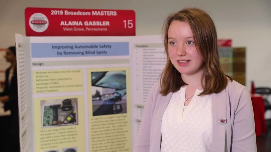 14-Year-Old Girl Finds A Way To Solve The Blind Spot Problem In Cars