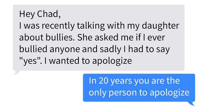 Dad Has To Tell His Daughter He Was A Bully At School Feels So