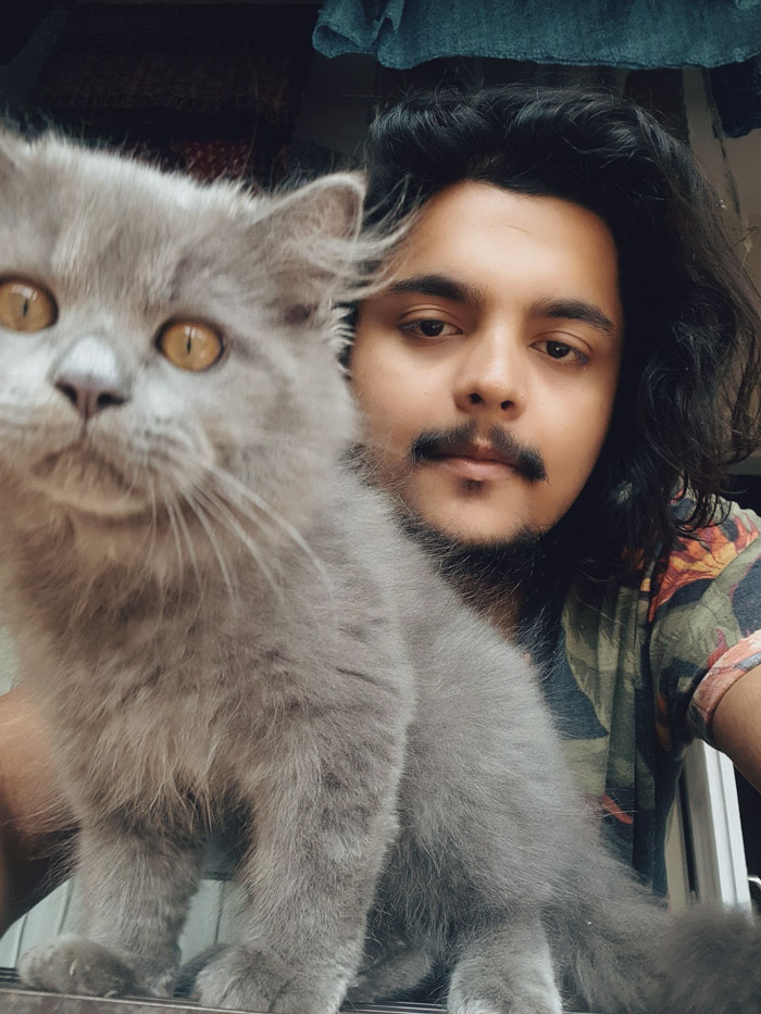 Depressed Guy Adopts A Cat, Illustrates The Ways It Helped Him Over The Past 2 Months