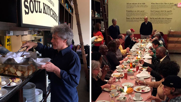 Bon Jovi Opened 2 Restaurants That Allow People In Need To Eat Free Of Charge