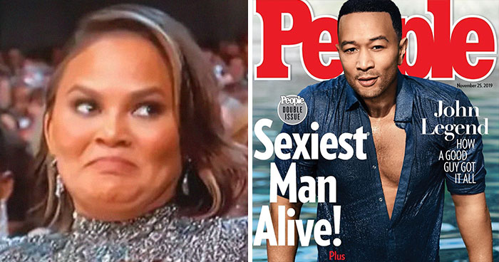 John Legend Is Named 2019’s Sexiest Man Alive And His Wife Chrissy Teigen Can’t Stop Trolling Him