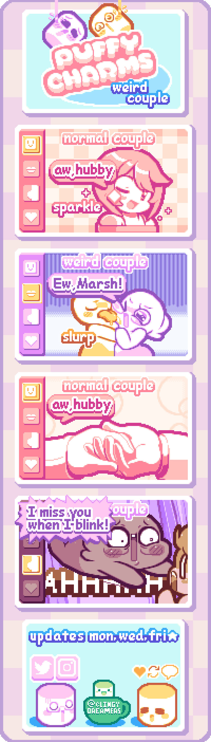 Artist Illustrates His Relationship In A Pixel Art Webcomic. (8 Comics)