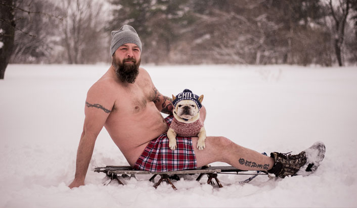 There’s A Calendar Called ‘Dad Bod And Rescue Dog’ And It May Be The Perfect Gift For Christmas