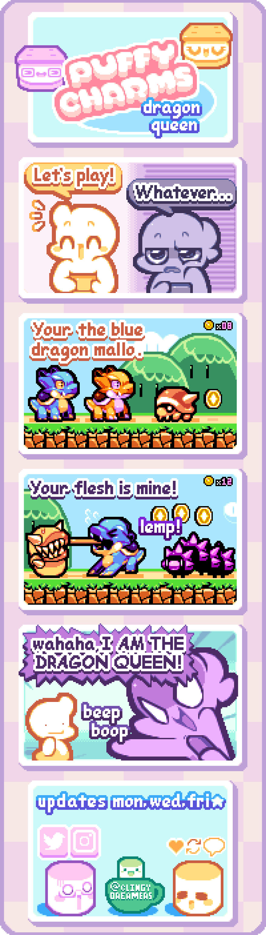 Artist Illustrates His Relationship In A Pixel Art Webcomic. (8 Comics)