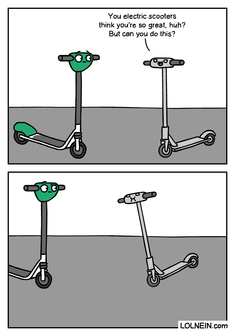 Electric Scooter vs. Regular Scooter