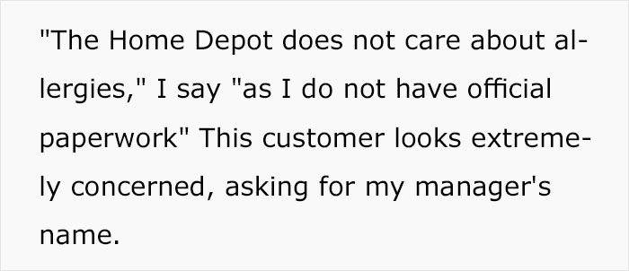 Jerk Home Depot Manager Makes Employee With Severe Allergies Work In The Flower Section, Gets Justice Served