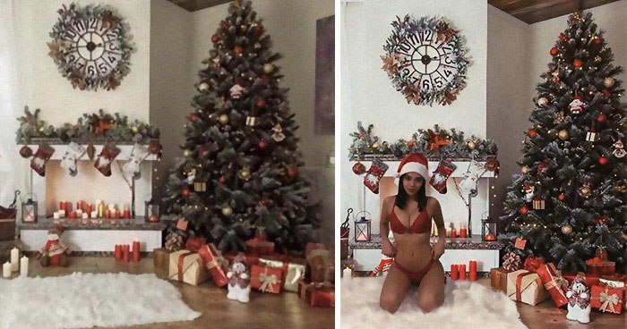 Se acerca la Navidad, photoshopeate con un bonito árbol