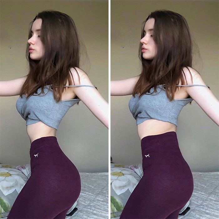 Left Was Posted On A Thinspo Insta Page. I Thought They Were Tackling This Issue?