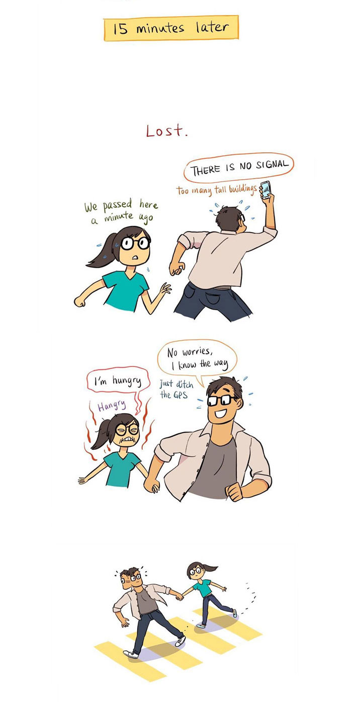 Artist Illustrates Her Relationship With It Guy In 21 Adorable Comics