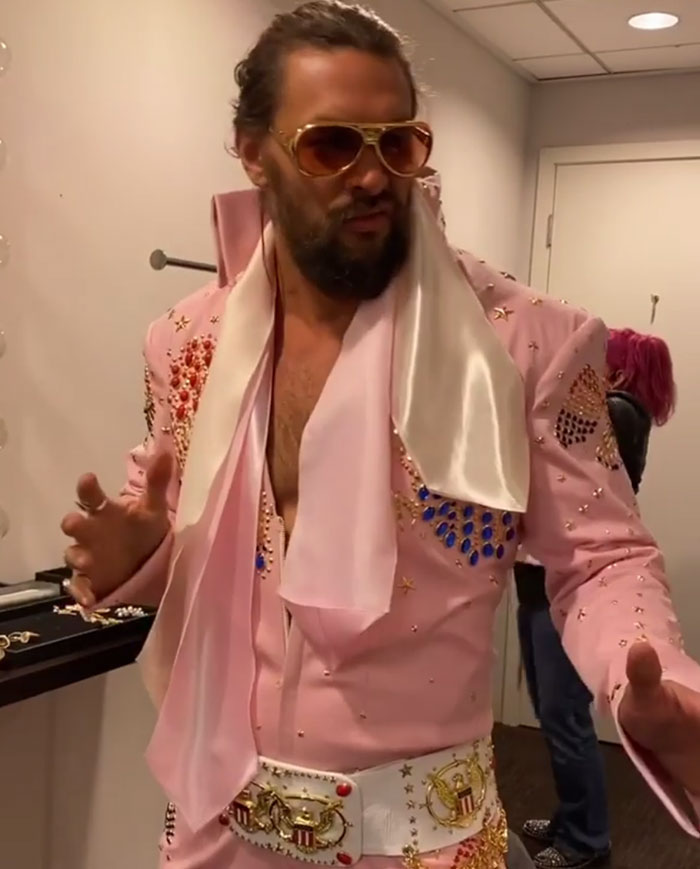 Jason Momoa Dresses Up As Elvis, And The Costume Is Close To Perfect
