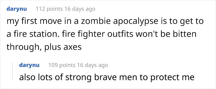 This Person Noticed That No One Wears Armor In Zombie Movies And Starts A Hilarious Discussion