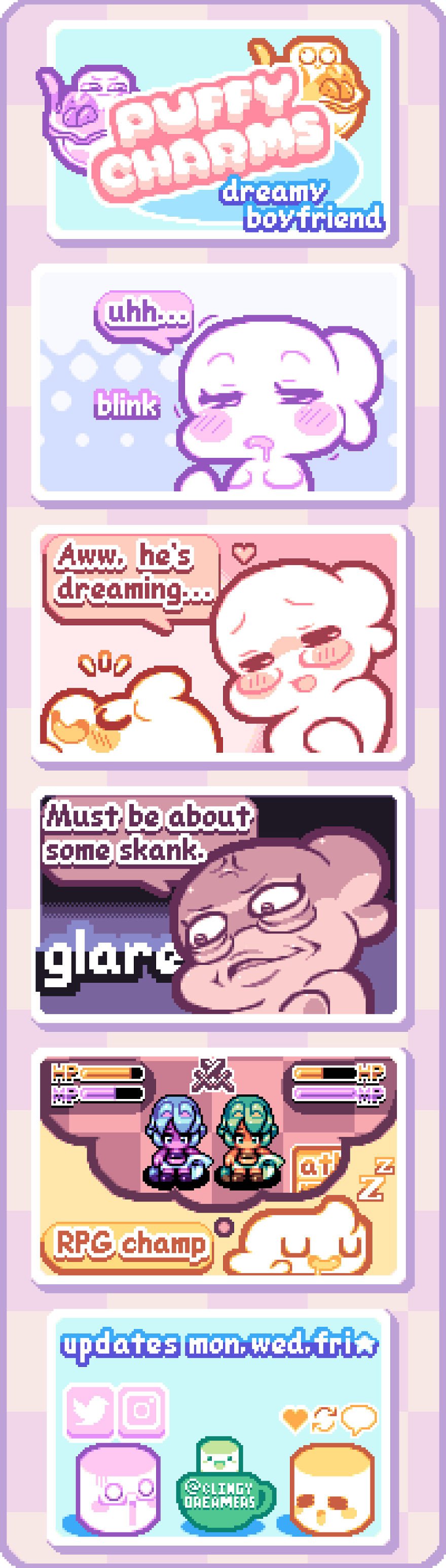 Artist Illustrates His Relationship In A Pixel Art Webcomic. (8 Comics)