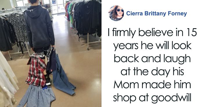 13-Year-Old Feels ‘Entitled’ And Makes Fun Of Poor Kids, Mom Makes Him Wear Goodwill For A Week