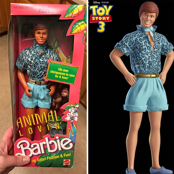 I Found The Same Ken Doll They Based Ken Off Of From Toy Story 3 At Goodwill Today. Best Find Of The Year!