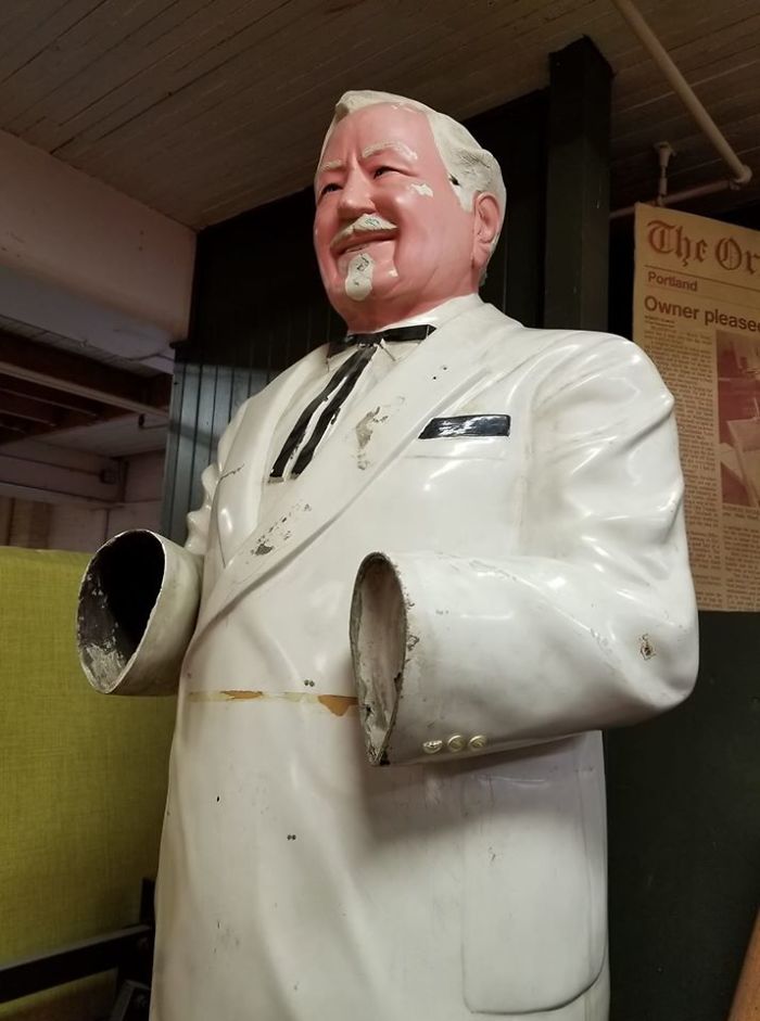 I Found This Handless/Forearmless Colonel Sanders For Sale At City Liquidators Today In Portland, OR