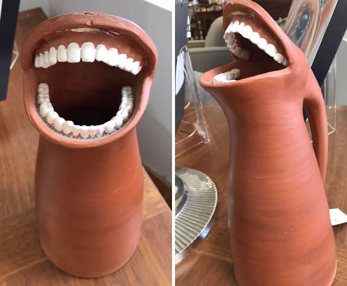 Pour A Drink From This Mouth Pitcher