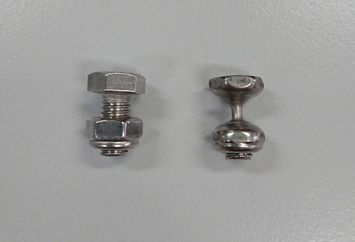 The Vibration Wear On This Stainless Steel Bolt