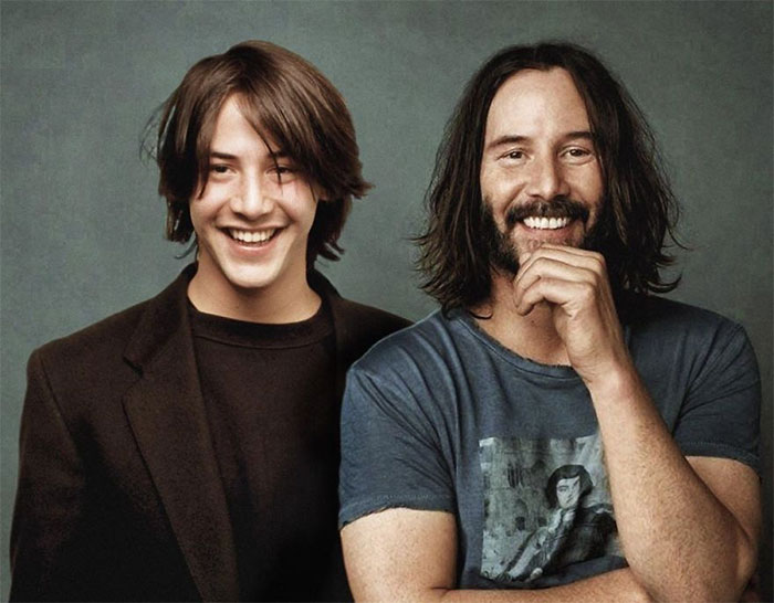 30 Celebrities Photoshopped Side-By-Side With Their Younger Selves By Ard Gelinck