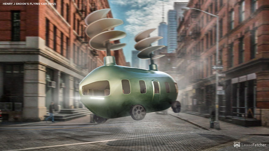 8 Flying Cars Designed Based On Real Patents Since 1912