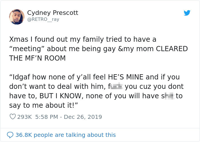 Gay Son Shares How His Mom Shut Down A Family 'Meeting' About Him Being Gay