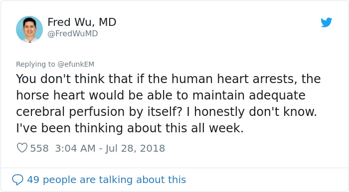 Doctor Tries Answering What He'd Do If A Centaur Had A Heart Attack In A Hilariously Serious Twitter Thread