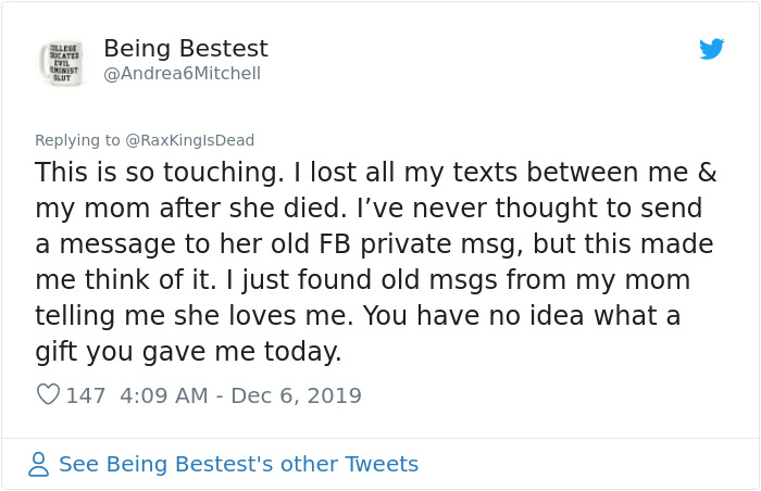 Woman’s Father Passes Away, She Keeps Emailing Him, One Day She Gets A Response