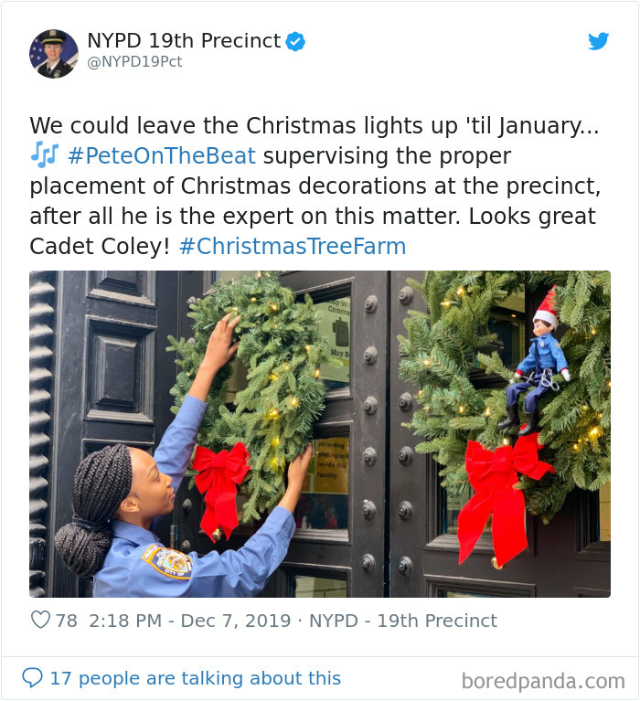 NYPD Posts The Adventures Of Their 'Law & Order'-Themed Elf On The Shelf