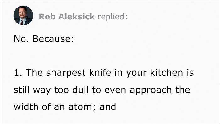 Someone Asks Whether It's Possible To Cause A Nuclear Explosion By Cutting Tomatoes, Gets A Spot On Educational Answer