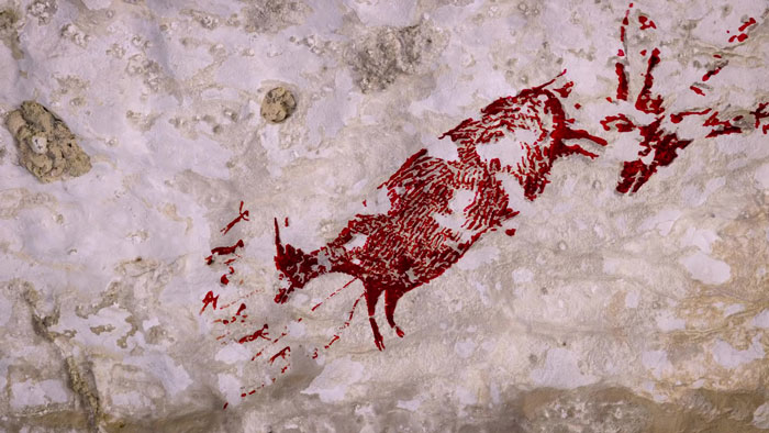 The Newly Discovered 44,000 Y.O. Animal Cave Paintings Tell The Oldest Story On Earth