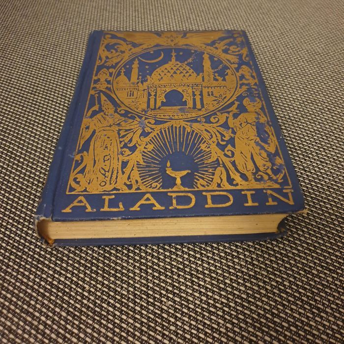 This, Around 100-Year-Old, Print Of Aladdin I Found In The Back Of My Dad's Bookshelf