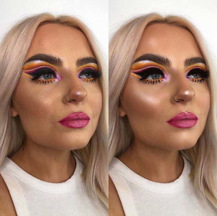 This Instagram Makeup Artist Regularly Posts Unedited Pictures And Pictures Without Makeup