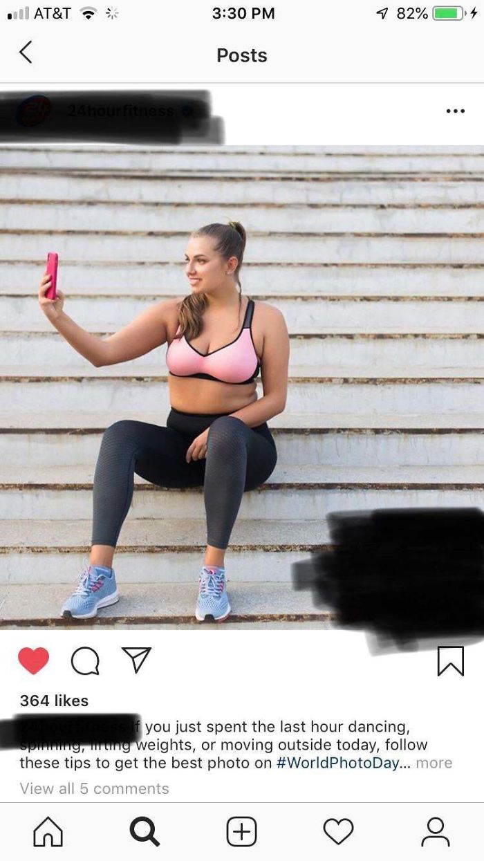 Refreshing Post From My Gym’s General/Corporate Instagram