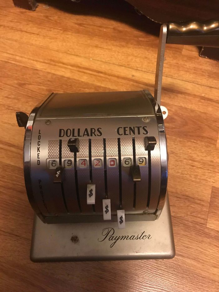 Found An Old Paymaster