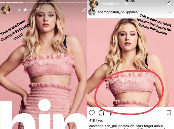 Cosmo Called Out By The Actress Herself