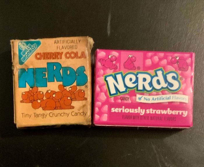A Box Of Nerds From 1984 I Found Under My Floor Boards vs. A Box I Bought Yesterday