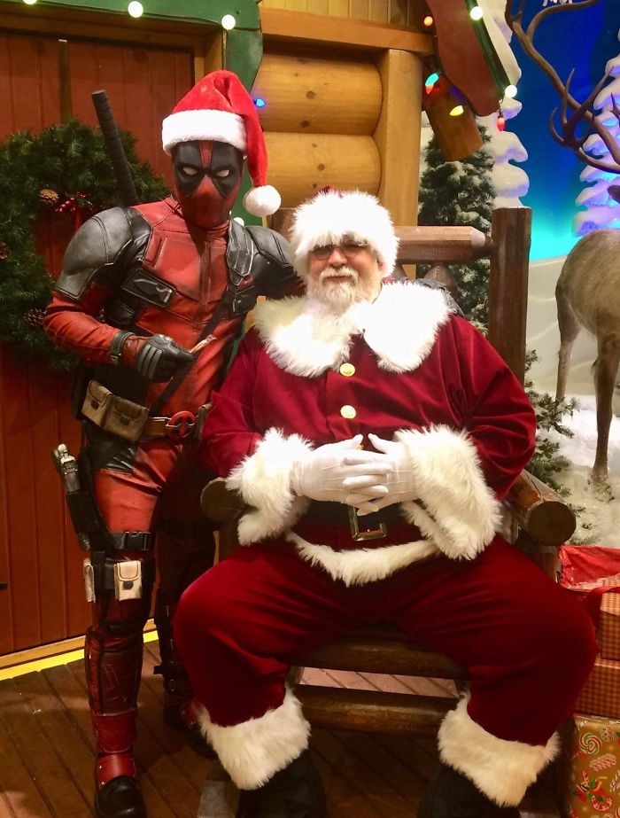 My Friend Is Santa At Bass Pro (Among Other Places). He Had An Unexpected Visitor