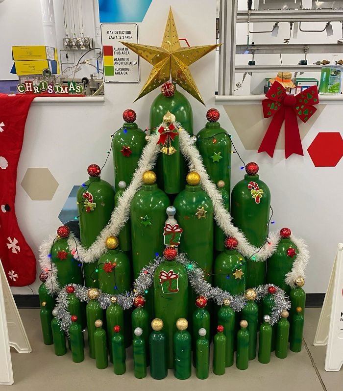 I Work For A Gas Company. This Is Our Christmas Tree This Year