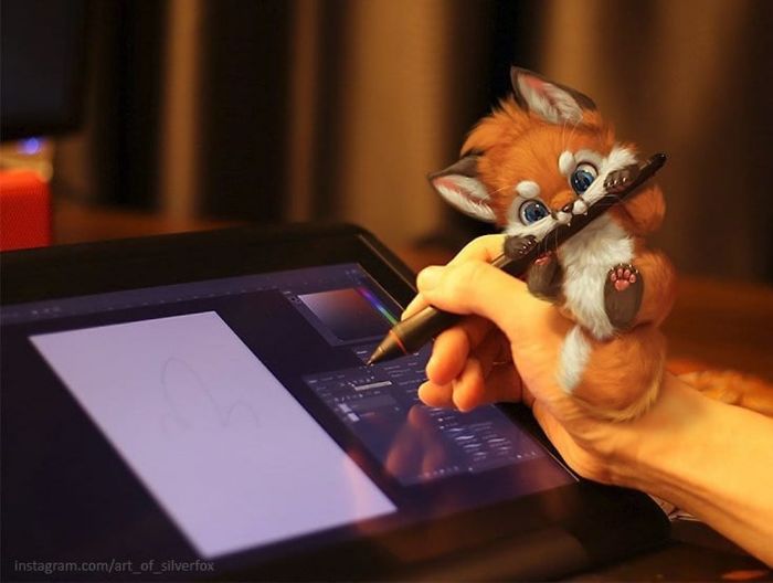 Artist Draws The Cutest Animals, Imagines Them Living In Our World (30 Pics)