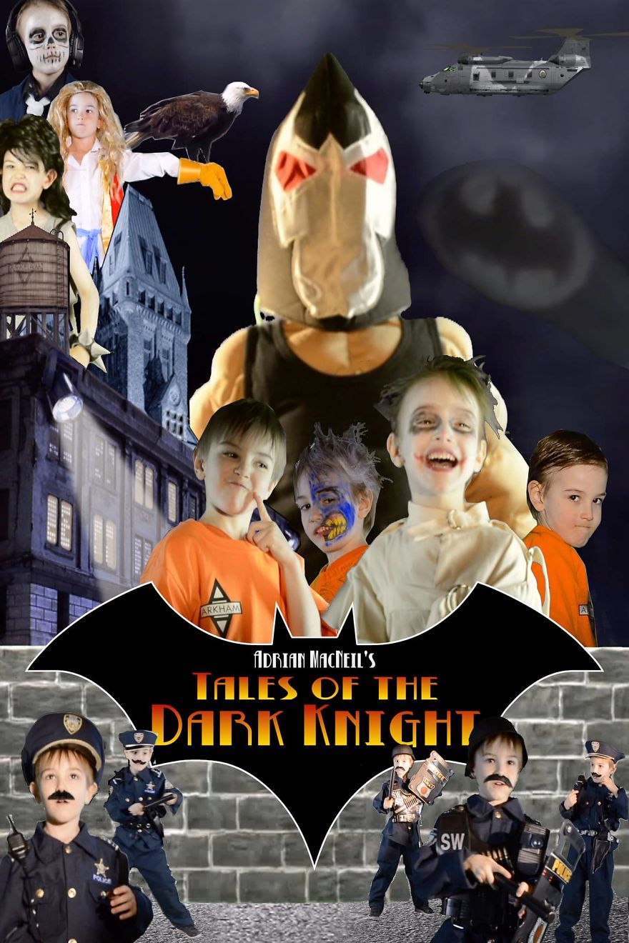 Afvige mager fordomme I Made A Batman Fan Film Staring My 6-Year-Old Son, Then Held A World  Premiere At The Local Cineplex | Bored Panda