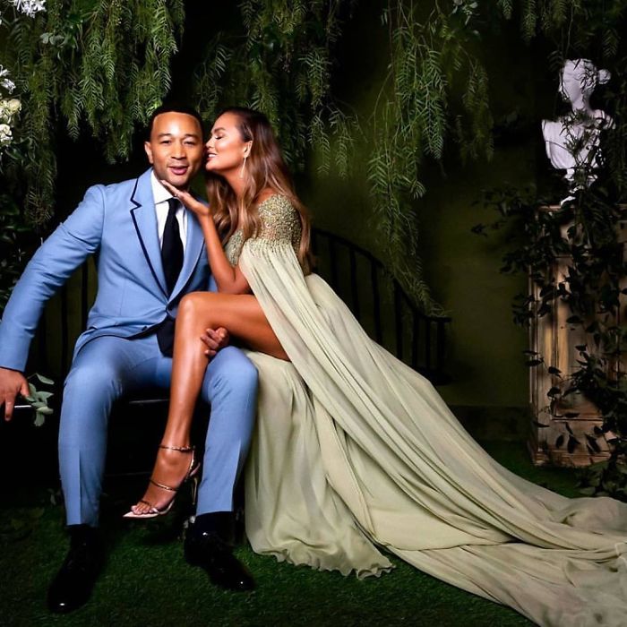 Surprise Last-Minute Dinner Plans Make Chrissy Teigen Mad At Her Husband, She Shares The Private Texts Online