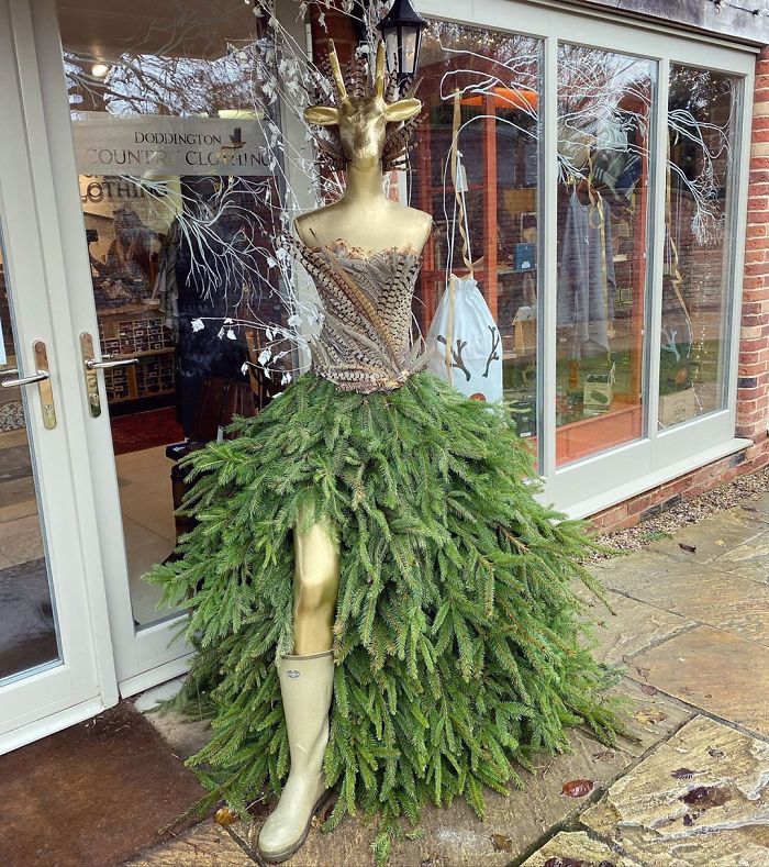 Árbol de Navidad de una tienda de ropa
