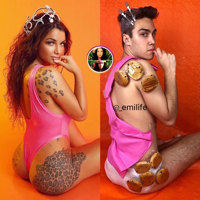 This Guy Gained Thousands Of Followers On Instagram “Recreating” Celebrity Photos (New Pics)