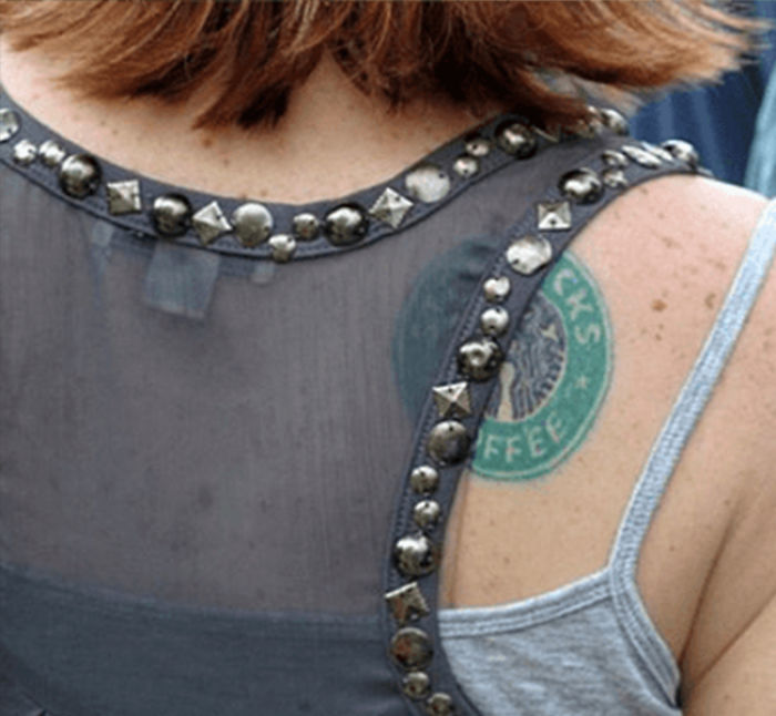 Starbuck "Stamp" Back Tattoo