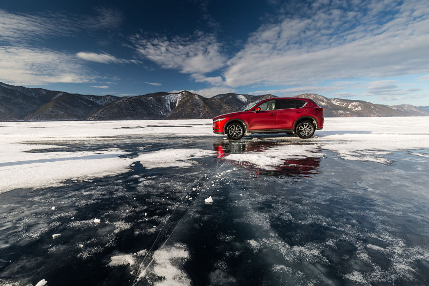 My Mazda Cx-5 On Baikal Lake, Russia