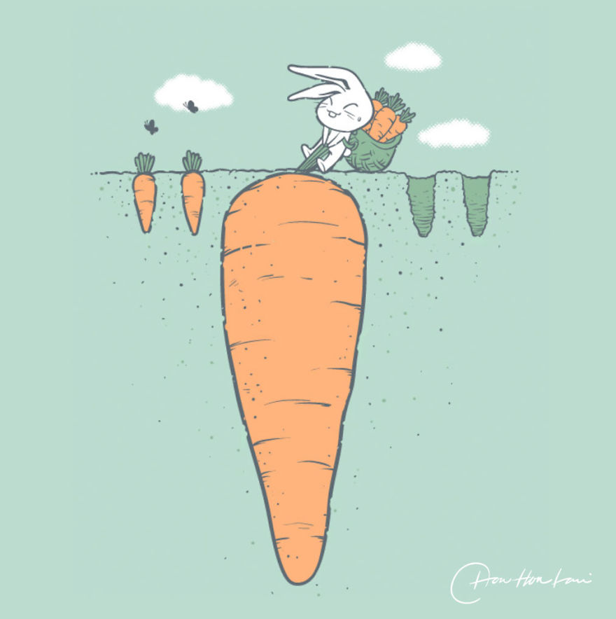 I Created An Illustration Of The Daily Life Of Cute And Funny Animals.