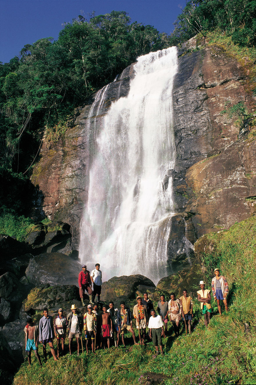 Beautiful Waterfall In Ranomafana Region
