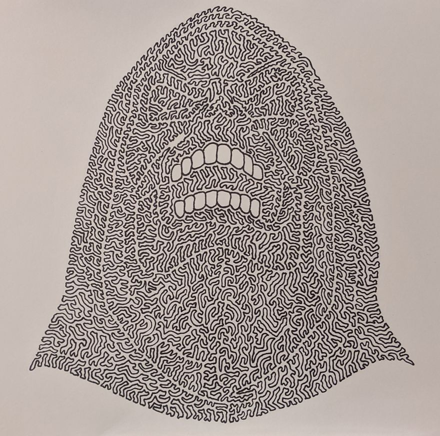 Skeletor - Line Drawing