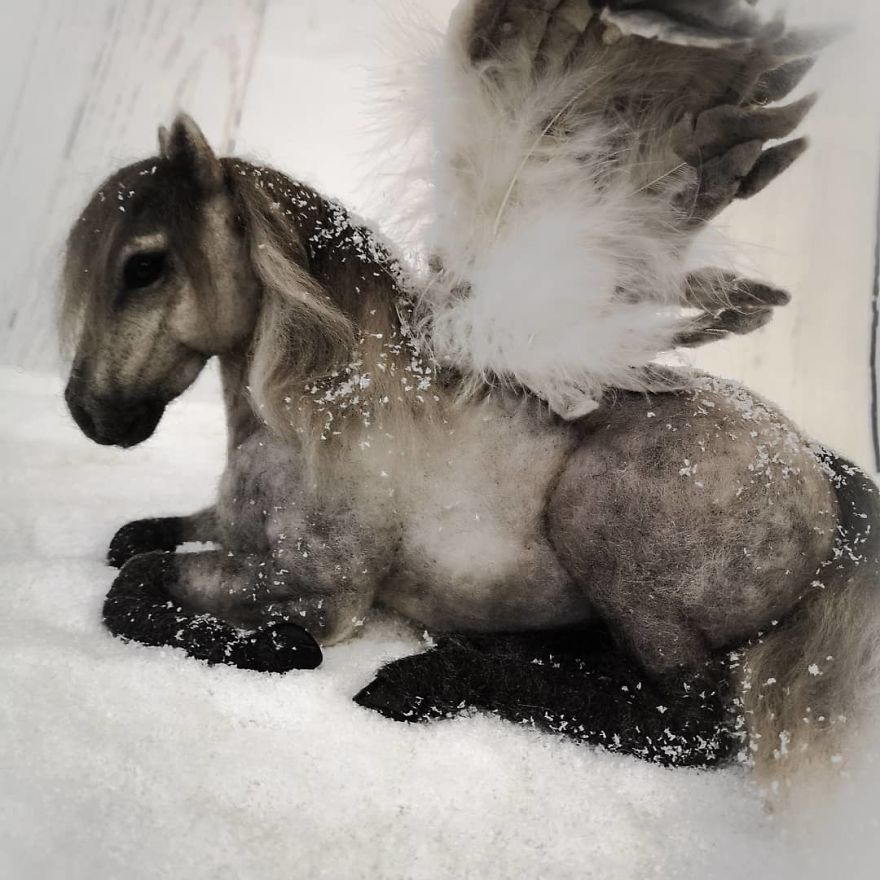 I Created Fanciful Pegasus Using My Child-Like Imagination