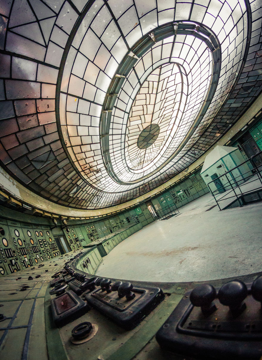 Art Deco Control Room In A Closed Power Plant (Hungary)